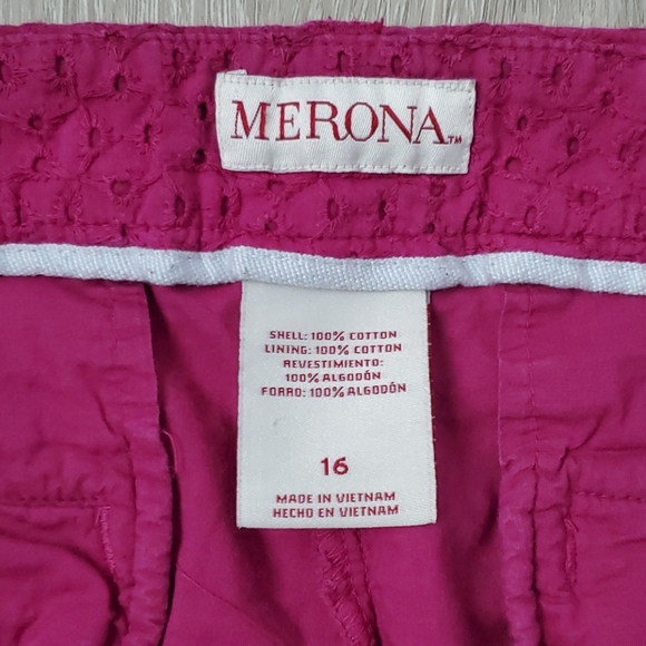 Merona Fuchsia Shorts - Picture 3 of 4